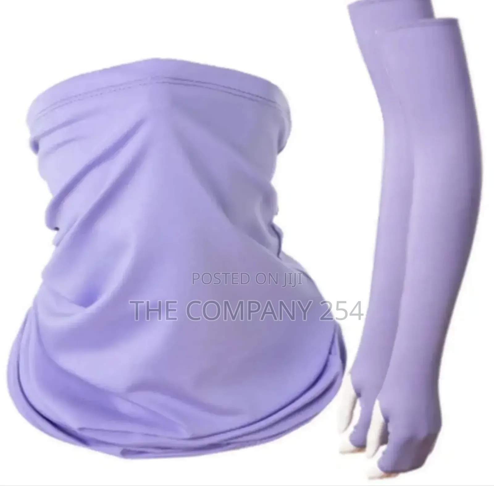 Arm Sleeves & Neck Scarf Set Anti-uv Sun Protection For Outdoor Riding