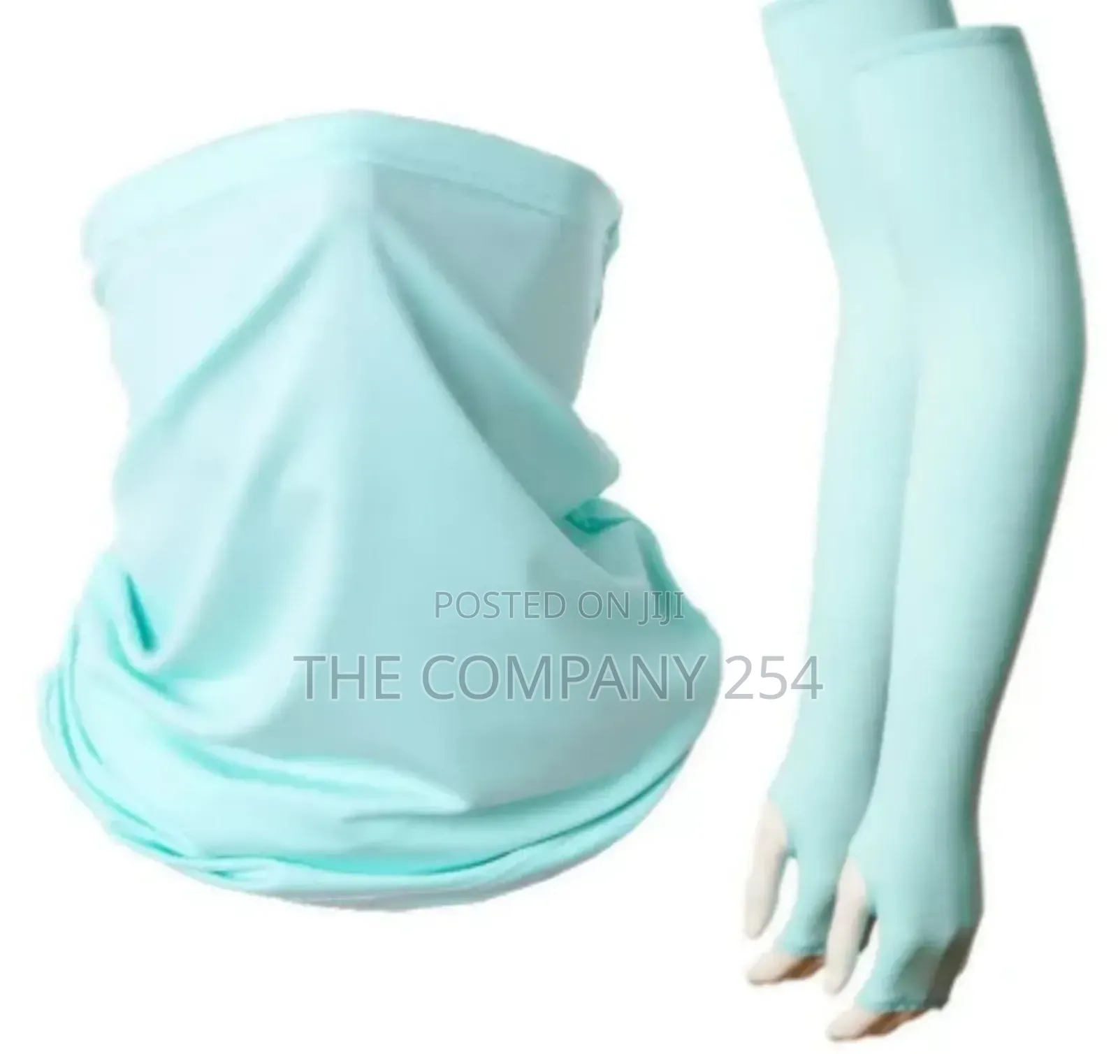 Arm Sleeves & Neck Scarf Set Anti-uv Sun Protection For Outdoor Riding