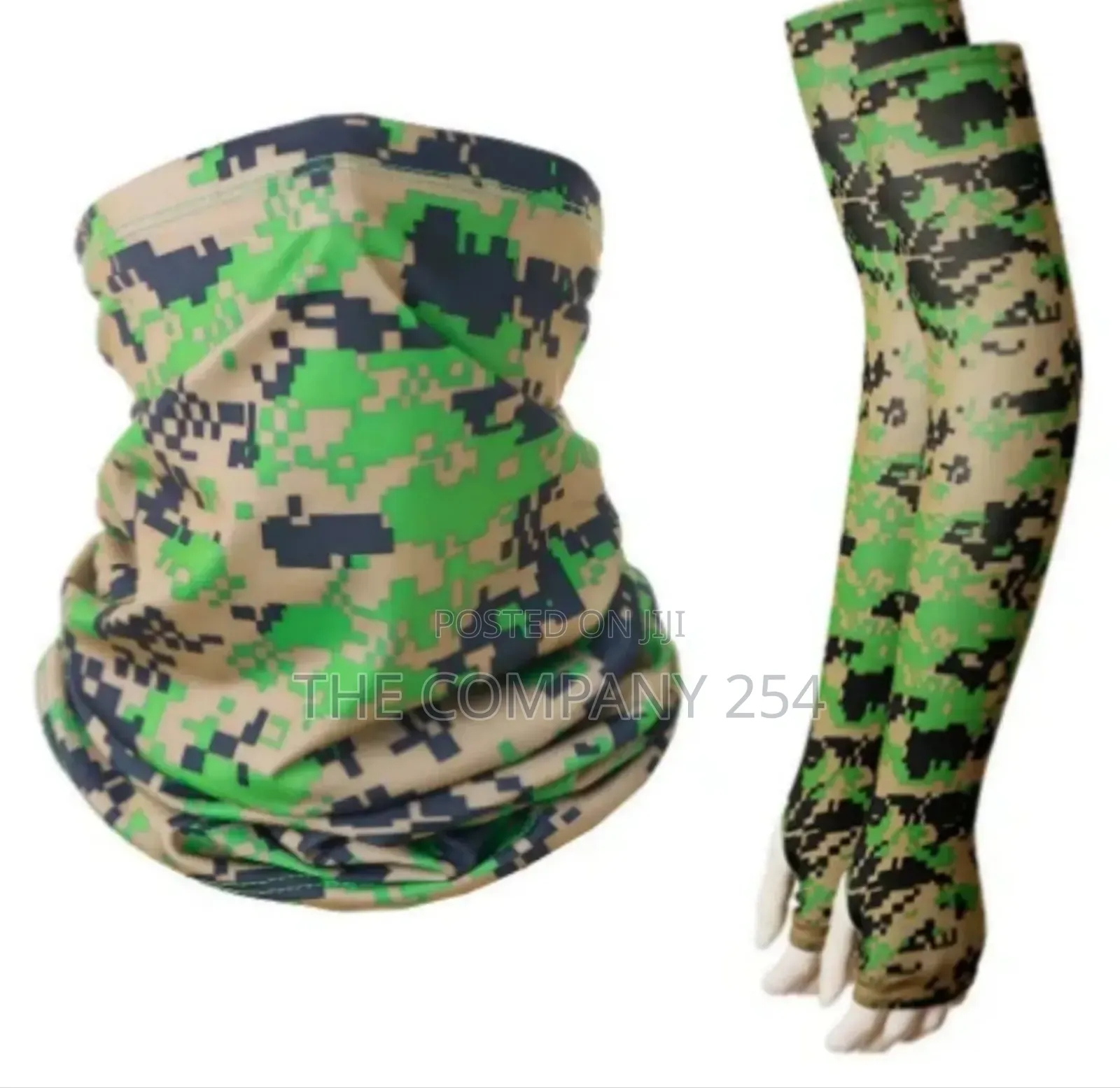Arm Sleeves & Neck Scarf Set Anti-uv Sun Protection For Outdoor Riding