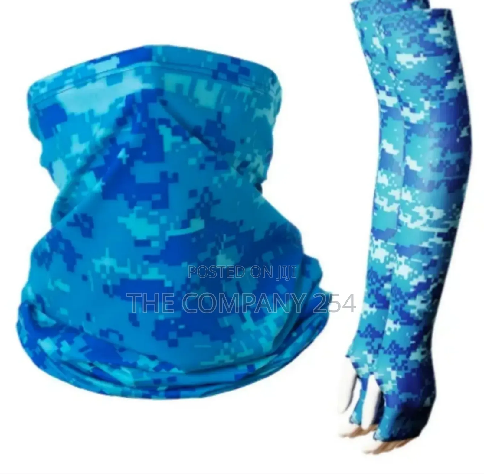 Arm Sleeves & Neck Scarf Set Anti-uv Sun Protection For Outdoor Riding