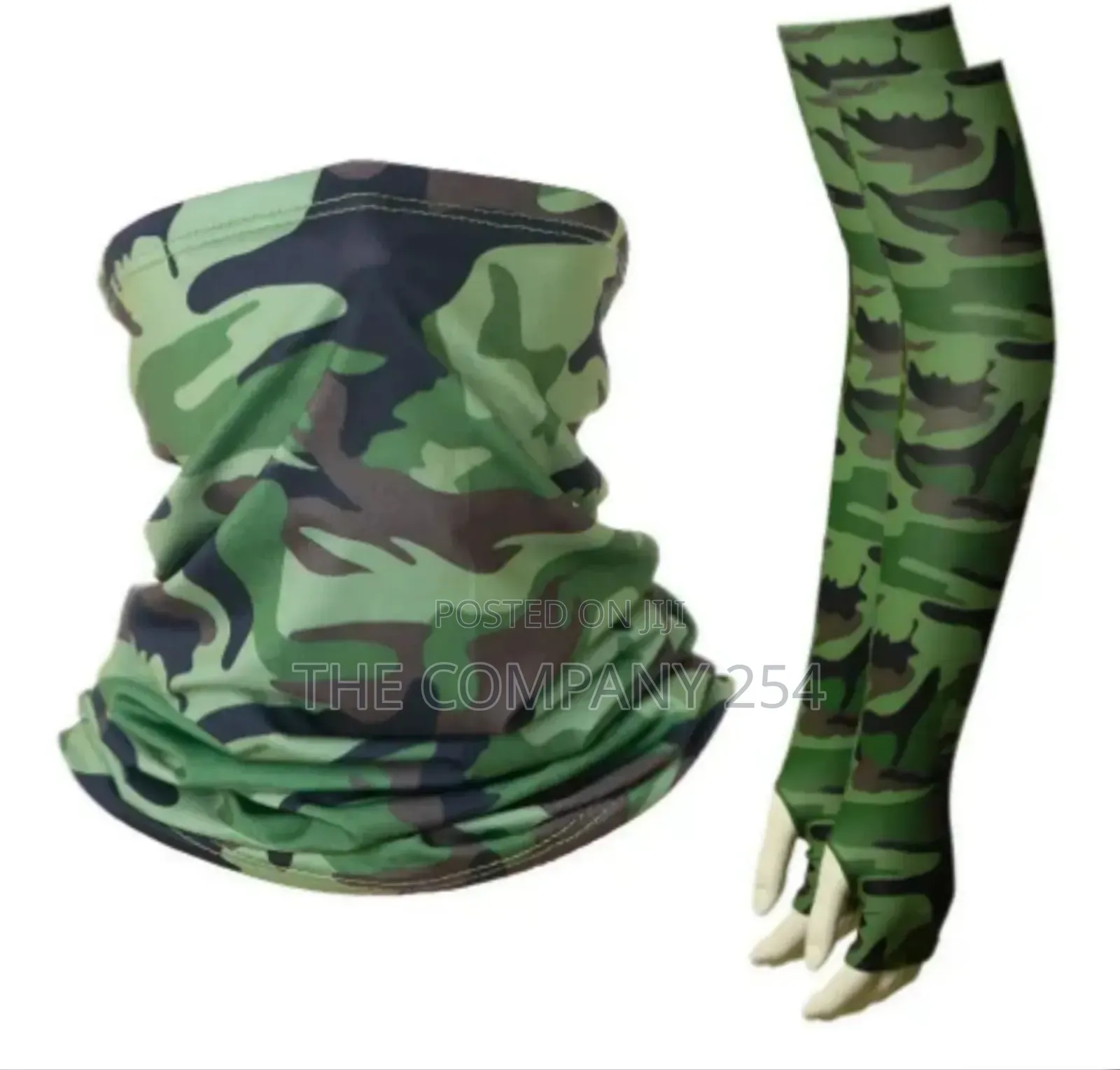 Arm Sleeves & Neck Scarf Set Anti-uv Sun Protection For Outdoor Riding