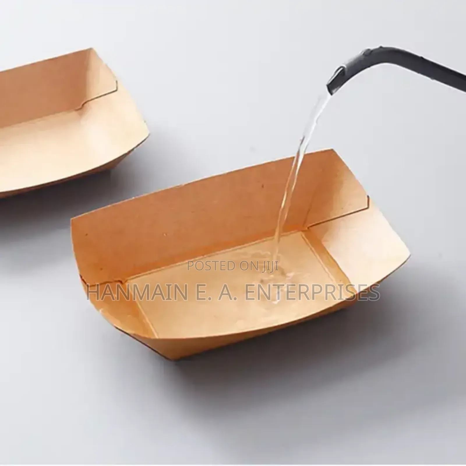 Eco Friendly Paper Boat Plate Biodegradable 20cm*10cm/13cm*13cm