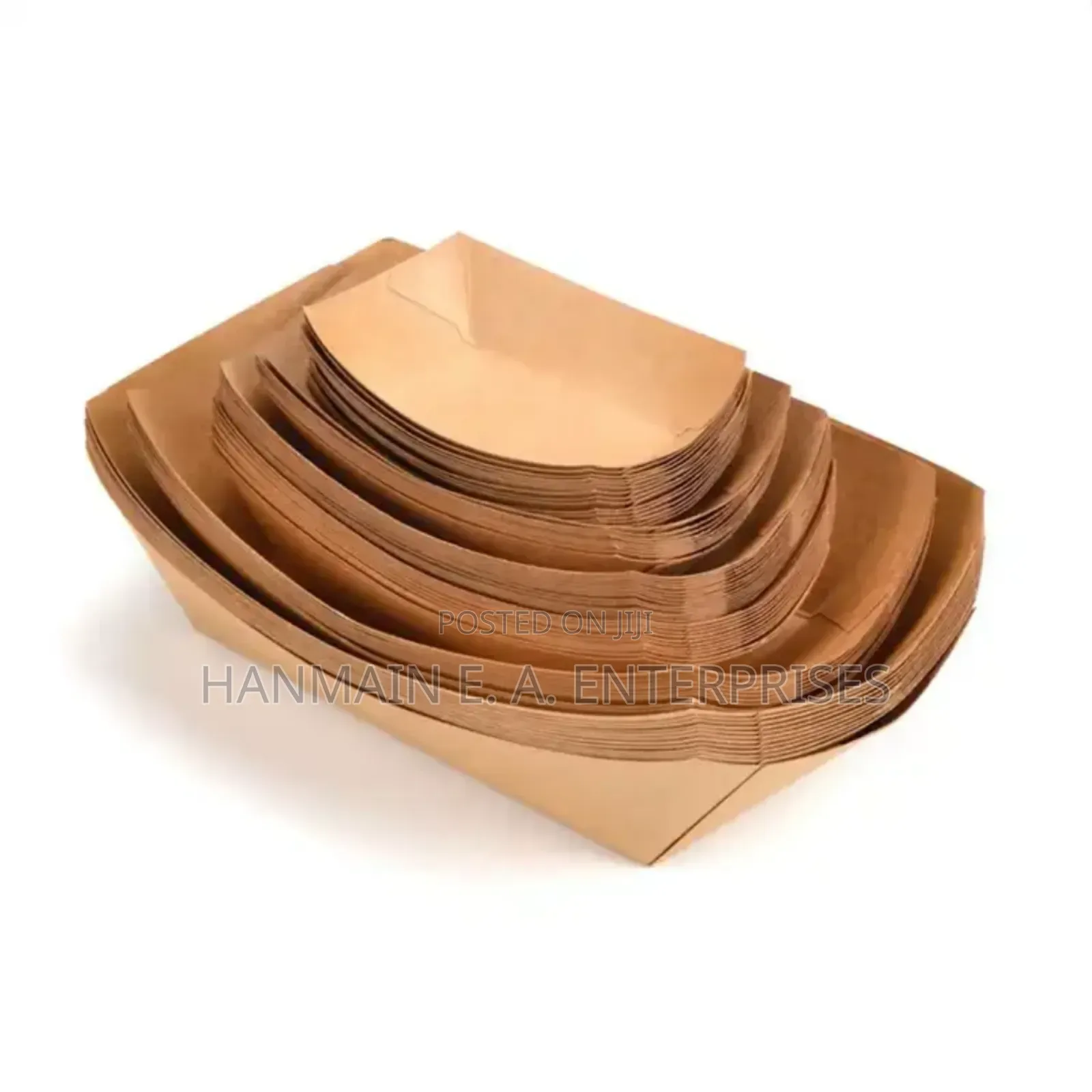 Eco Friendly Paper Boat Plate Biodegradable 20cm*10cm/13cm*13cm