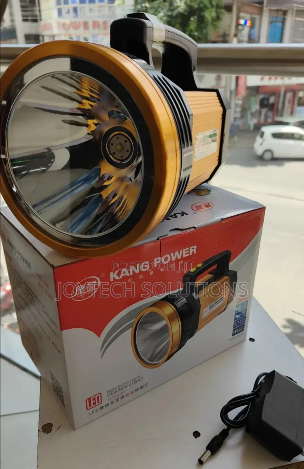 Kangpower Kp-9901 120w Portable Rechargeable Torch, 2 Km Searchlights