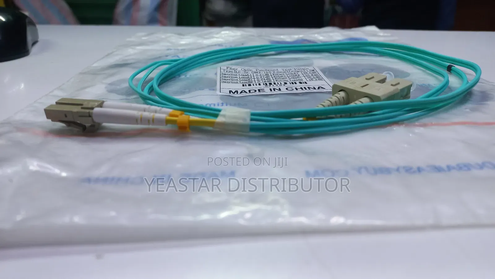 Fibre Optic Patchcord Lc-Sc Om3 1.5 M Multi-Mode