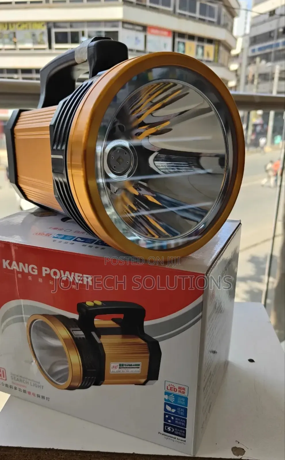 Kp-9901 Rechargeable Led Search Light Torch, Outdoor/Indoor Torch.