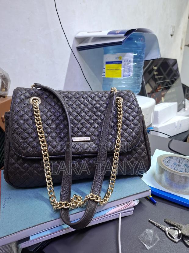 Quality Brown Big Leather Handbag - main view