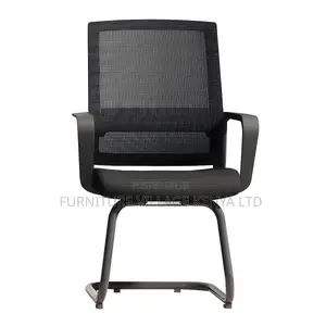 Mid Back Home Office Chair Black Frame Modern Conference Chair