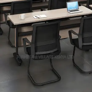 Mid Back Home Office Chair Black Frame Modern Conference Chair