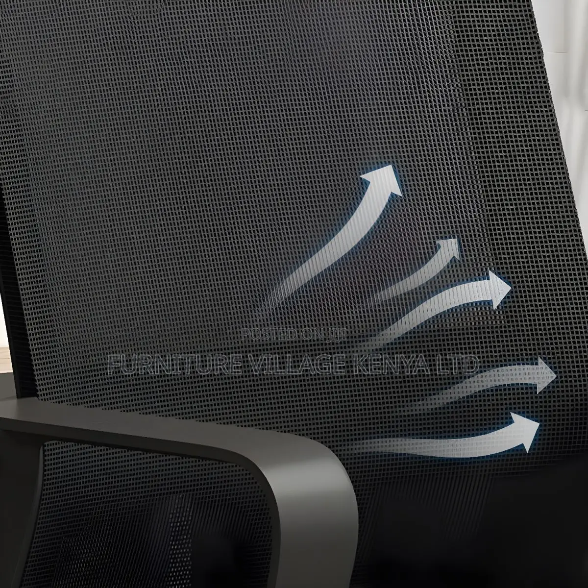 Mid Back Home Office Chair Black Frame Modern Conference Chair
