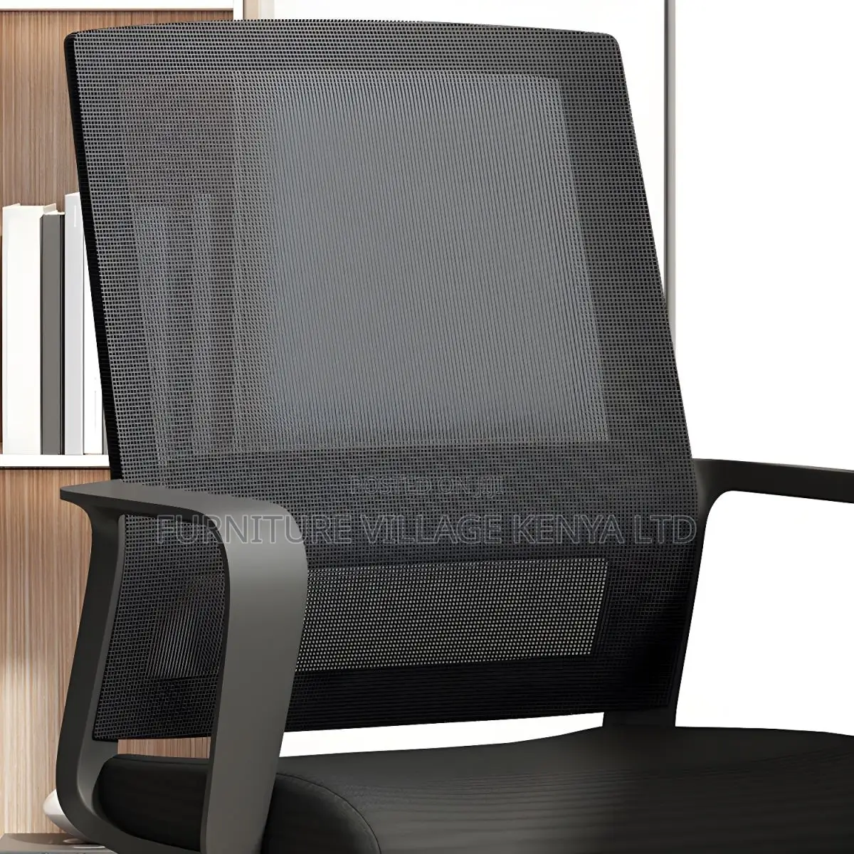 Mid Back Home Office Chair Black Frame Modern Conference Chair