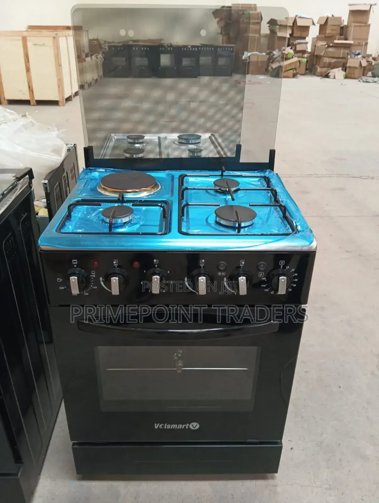 Volsmart Standing Cooker 50*55 3gas+1 Electric Oven