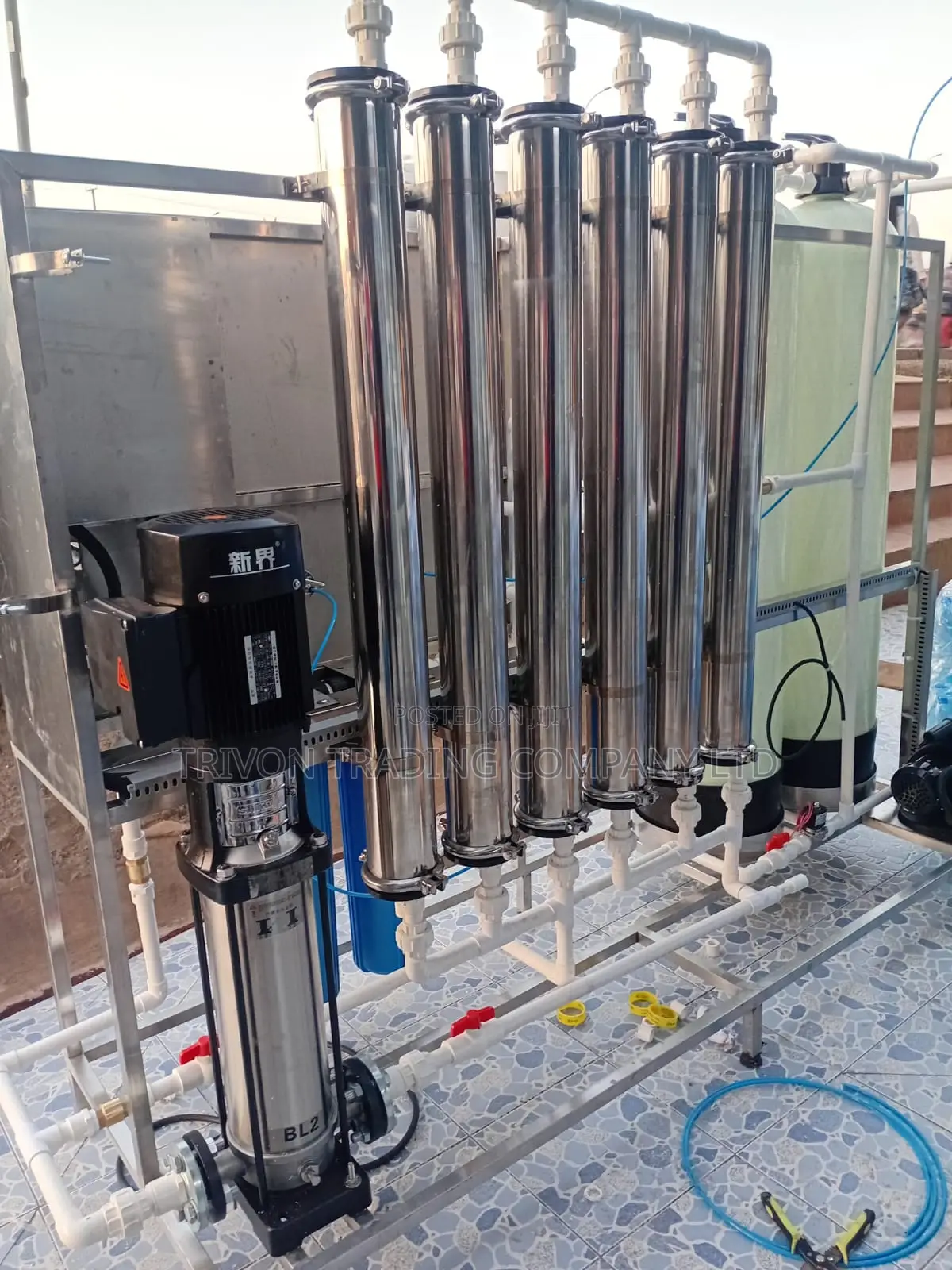1500 LPH Industrial Reverse Osmosis Machine | Heavy Duty Ro Plant
