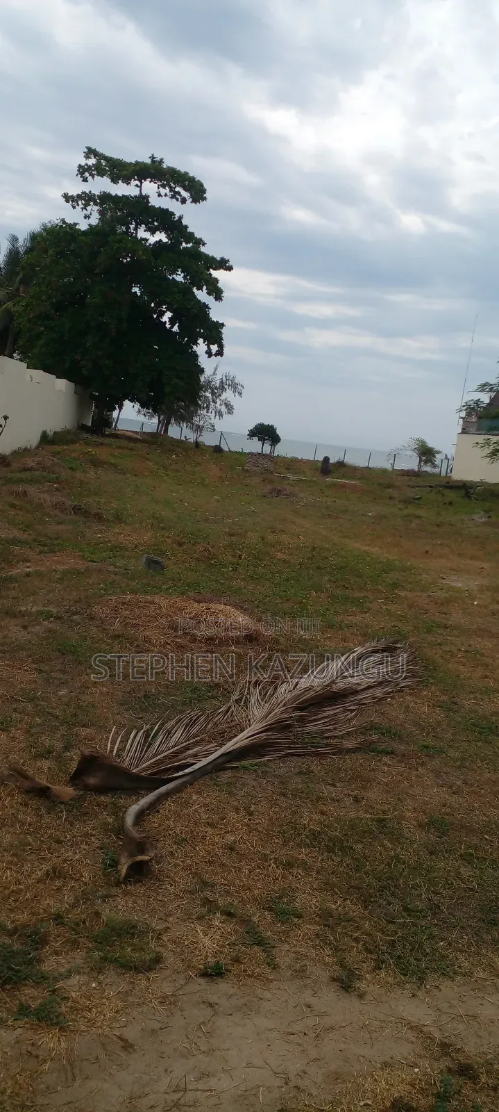 1 Acre White Sandy Beach Plot at Galu Beach in Diani.
