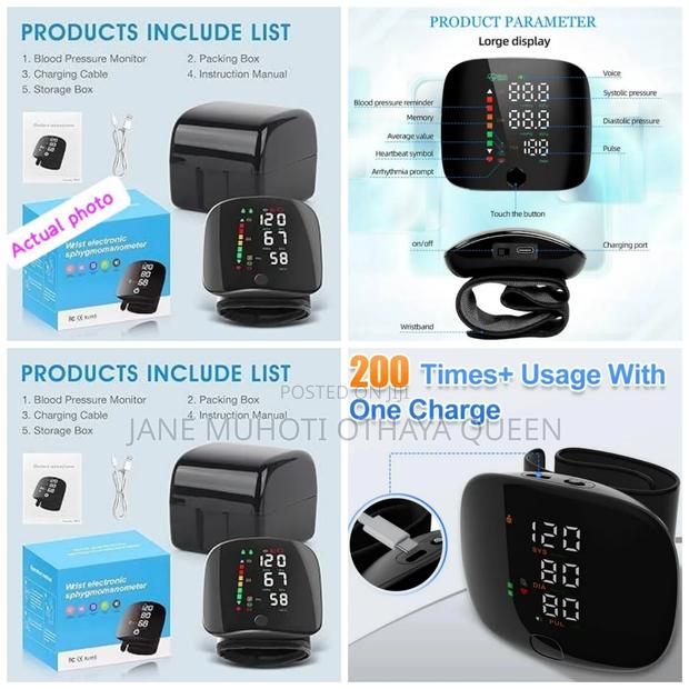 Rechargeable Sphygmomanometer Blood Pressure Monitoring Kit