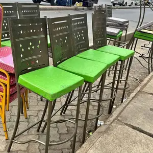 High Stool With Backrest