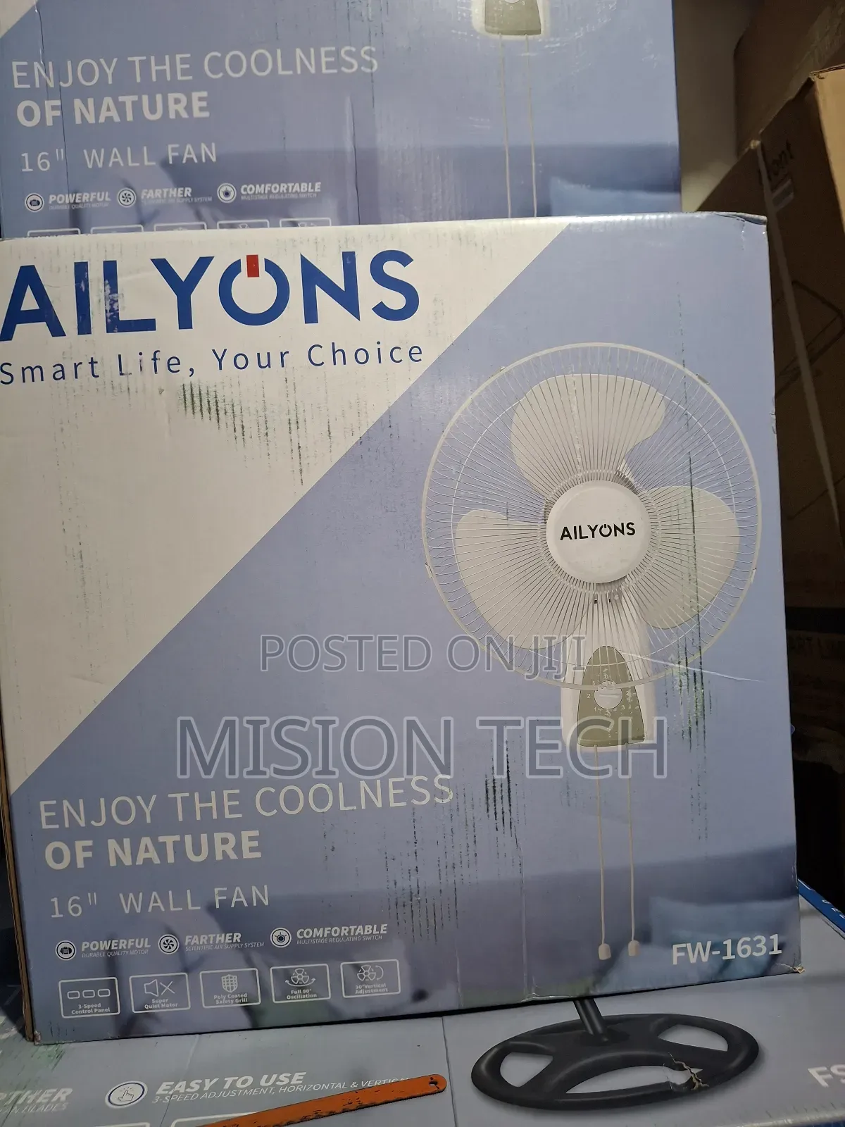 Ailyons 16inch Wall Fan 