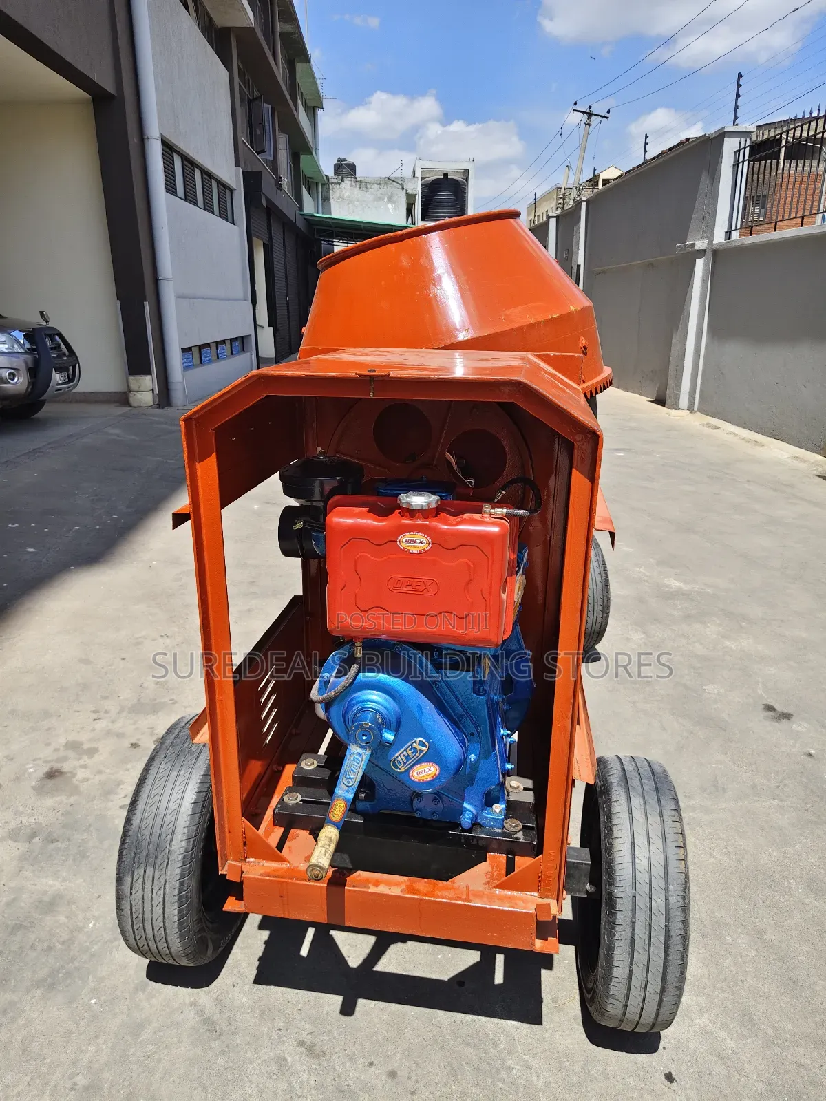 Diesel-powered Concrete Mixer,500 Ltrs Drum Capacity