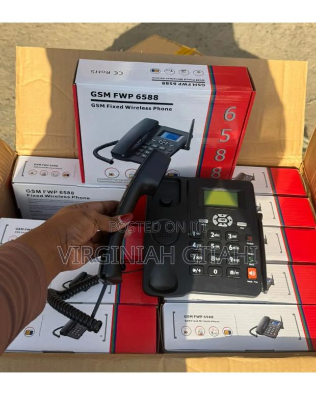 New GSM 6588 Dualsim Desk Phone
