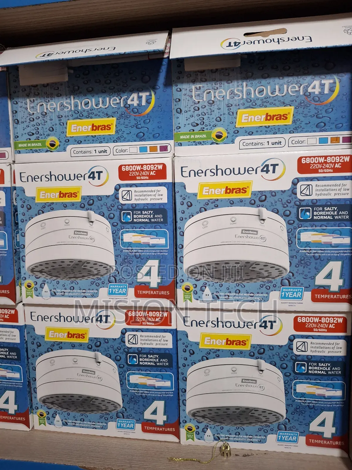 Enershower 4t Instant Shower Head* 