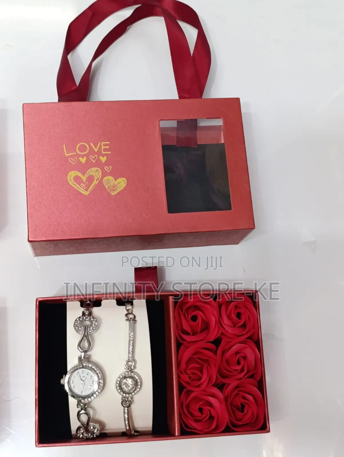 Valentines Gift Package With Watch and Bracelet