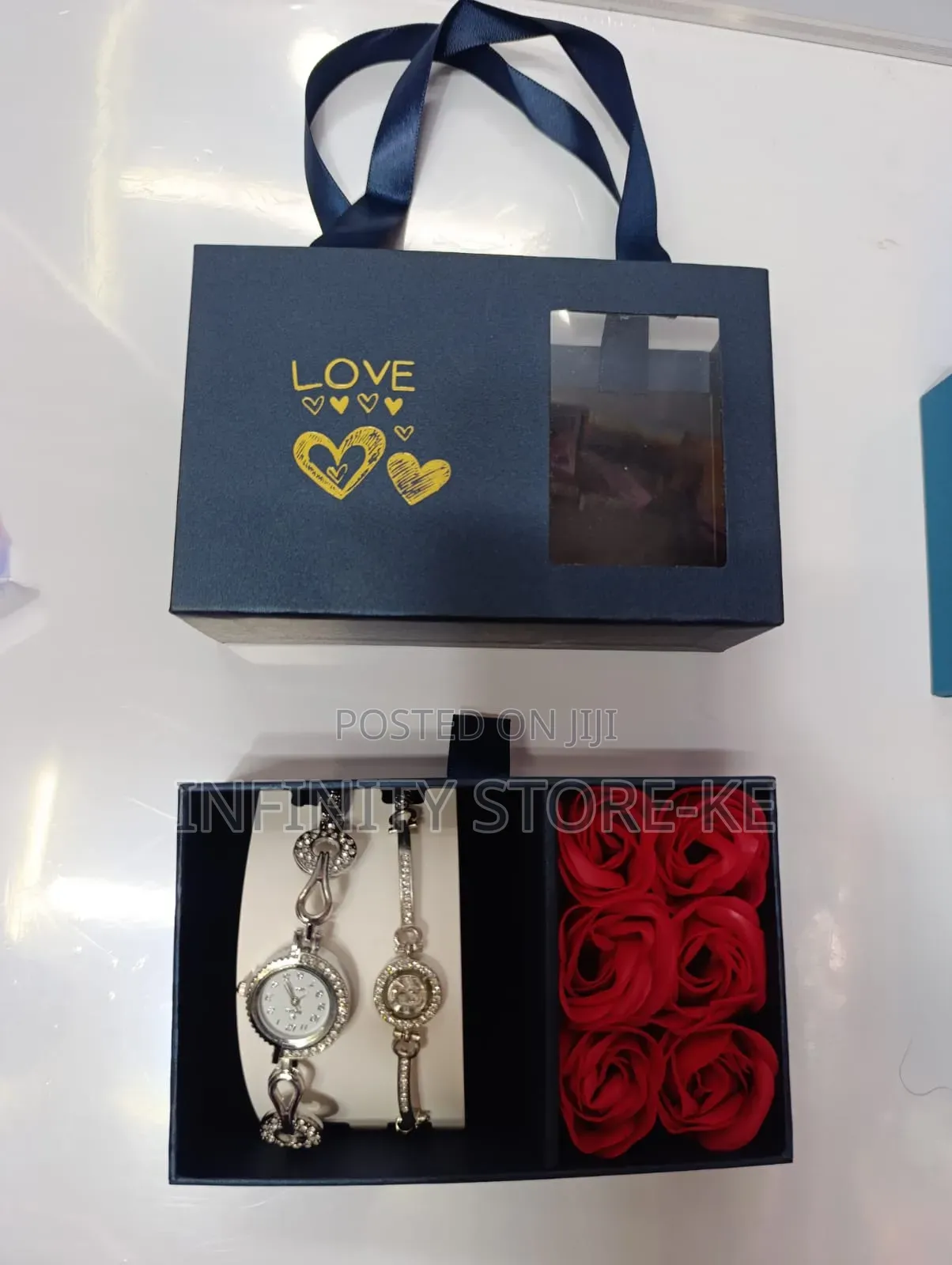 Valentines Gift Package With Watch and Bracelet