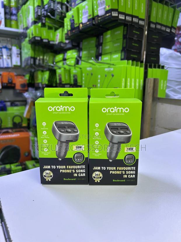 Oraimo Boulevard 18w Car Charger Fm Modulator – Fast Charging - thumbnail 2