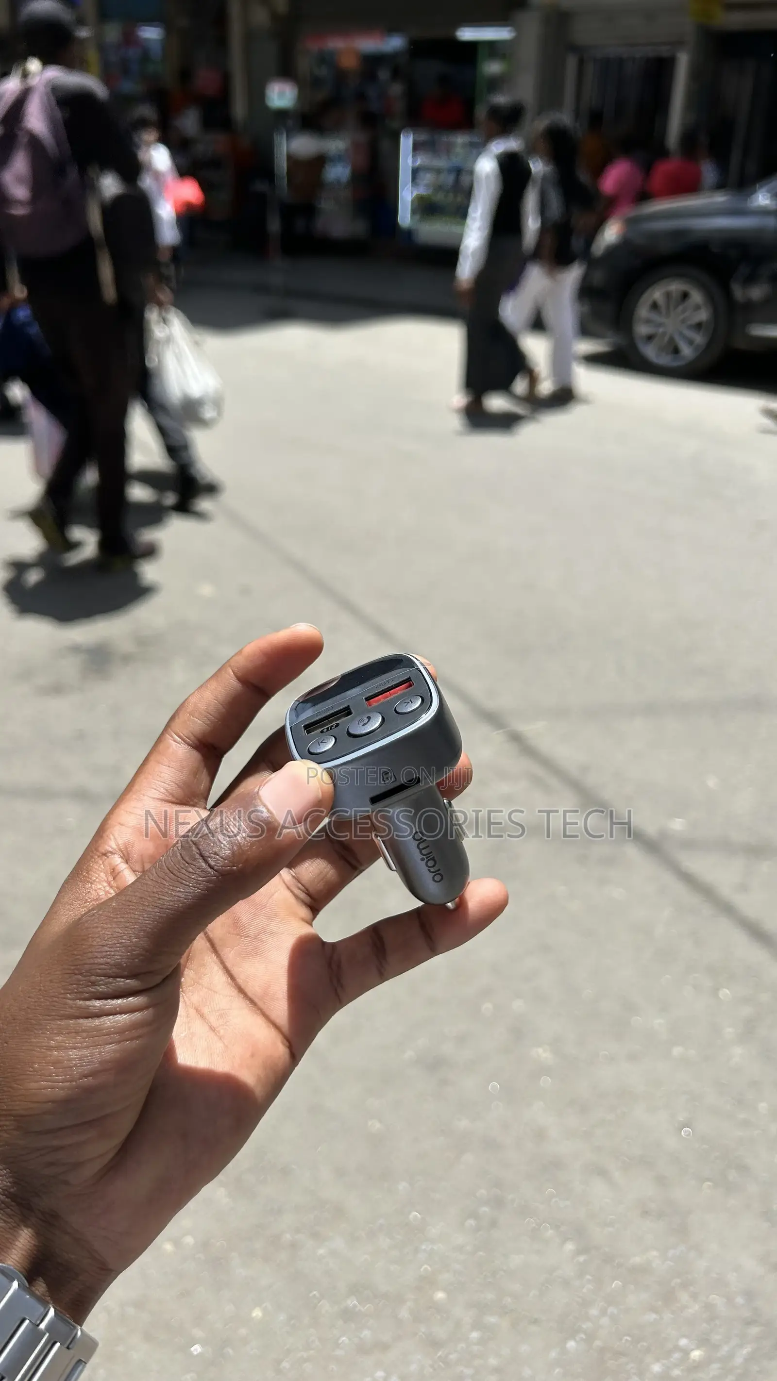 Oraimo 18w Car Charger Fm Modulator – Quick Charge for All Cars