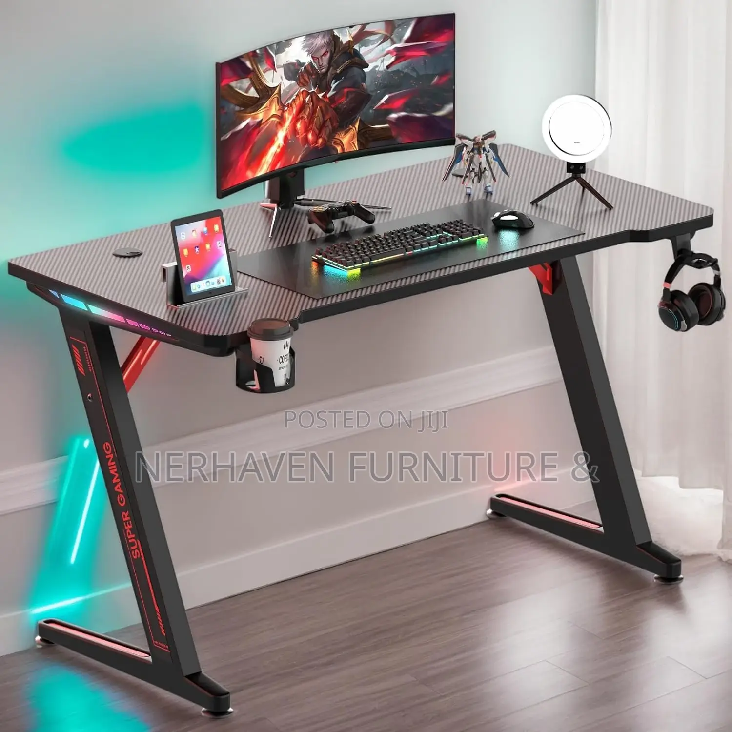 Led Gaming Table – RGB Computer Desk