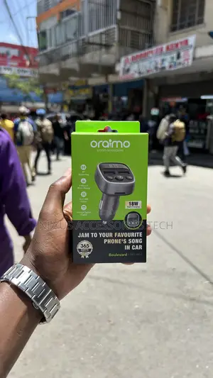 Oraimo Boulevard 18w Fast Car Charger With Bluetooth Fm Modulator