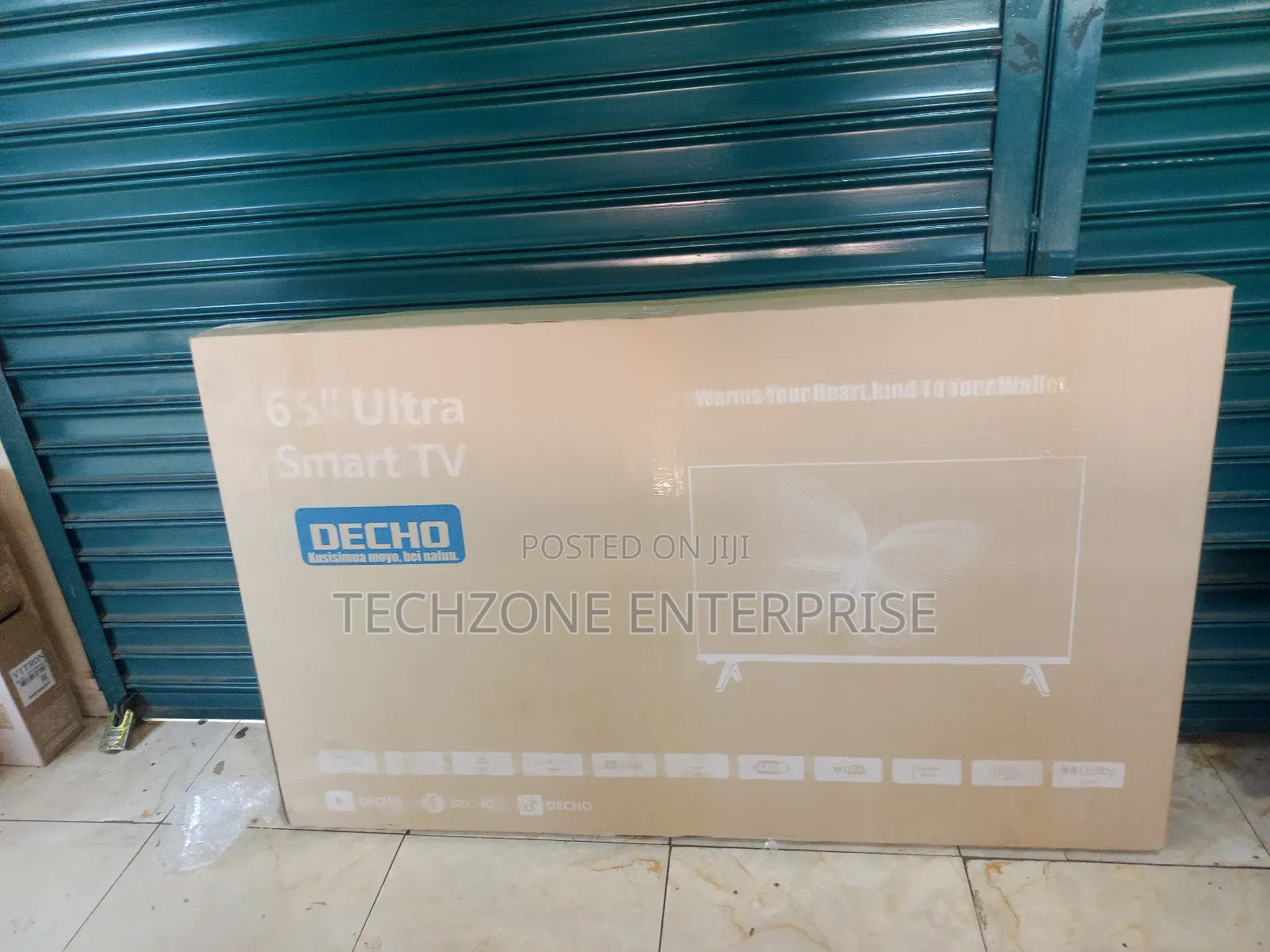Decho 65 Inch Flameless Smart Tv