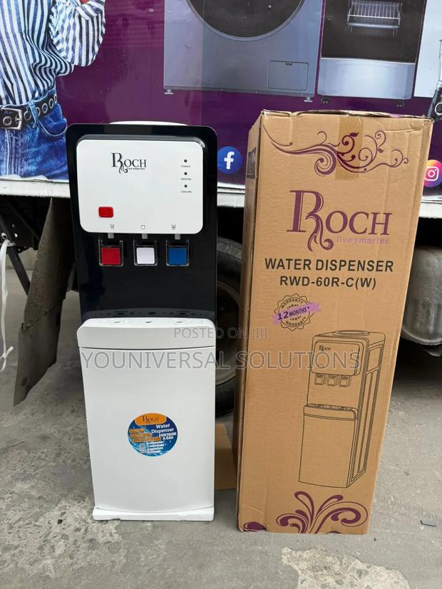 Roch 3 Taps Water Dispenser With Compressor