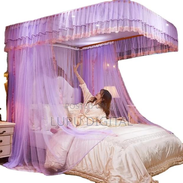*2 Stand Mosquito Nets With Sliding Rails