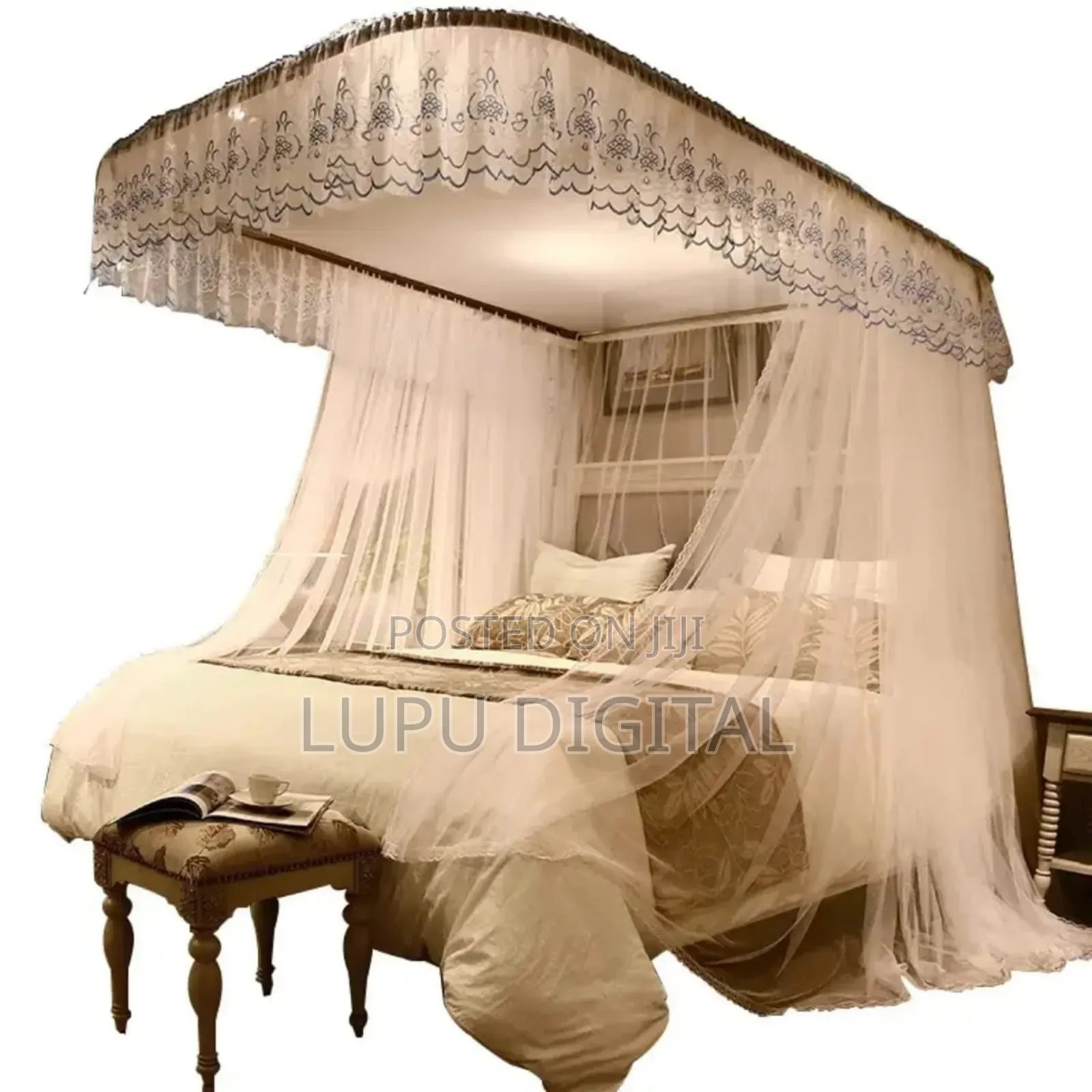 *2 Stand Mosquito Nets With Sliding Rails