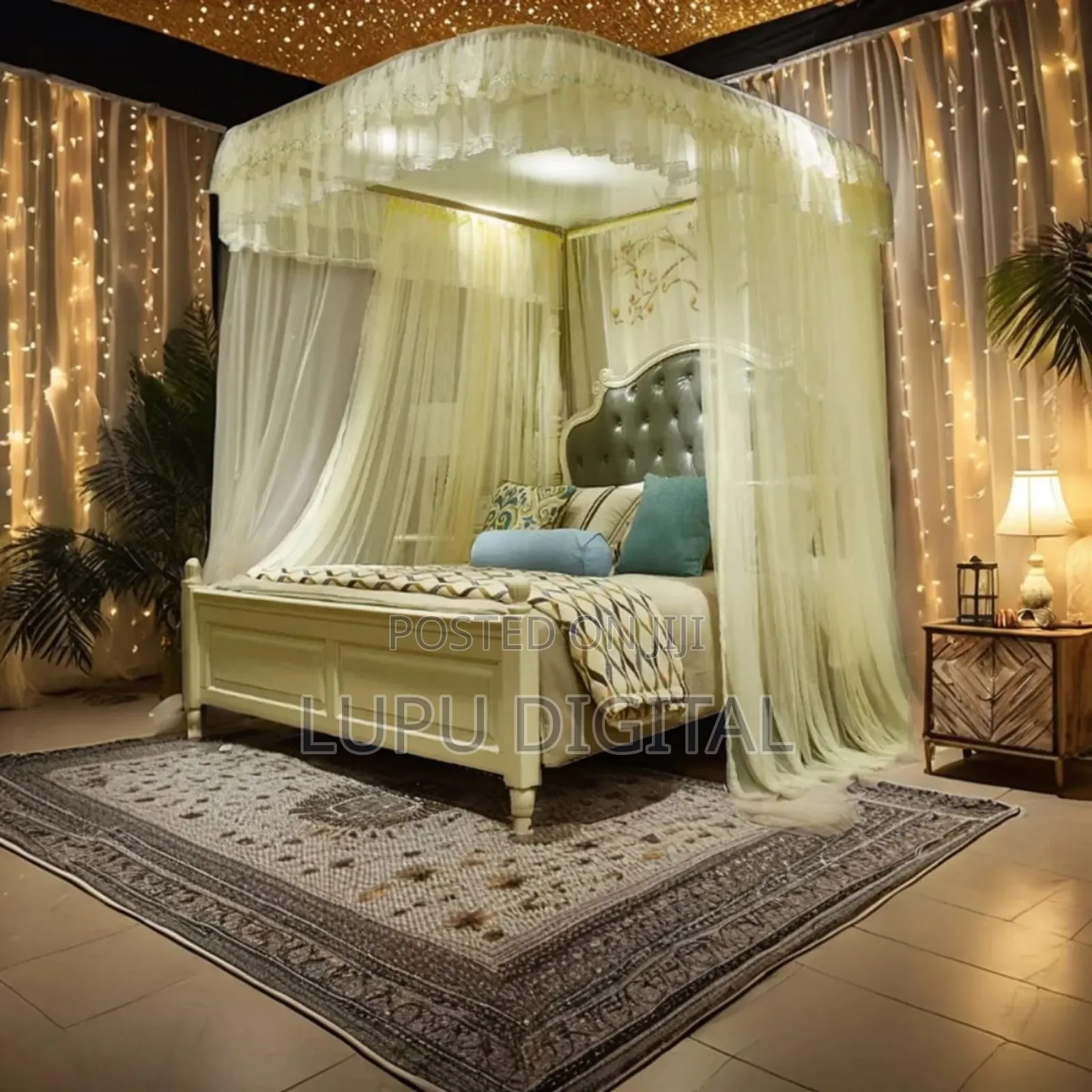 *2 Stand Mosquito Nets With Sliding Rails