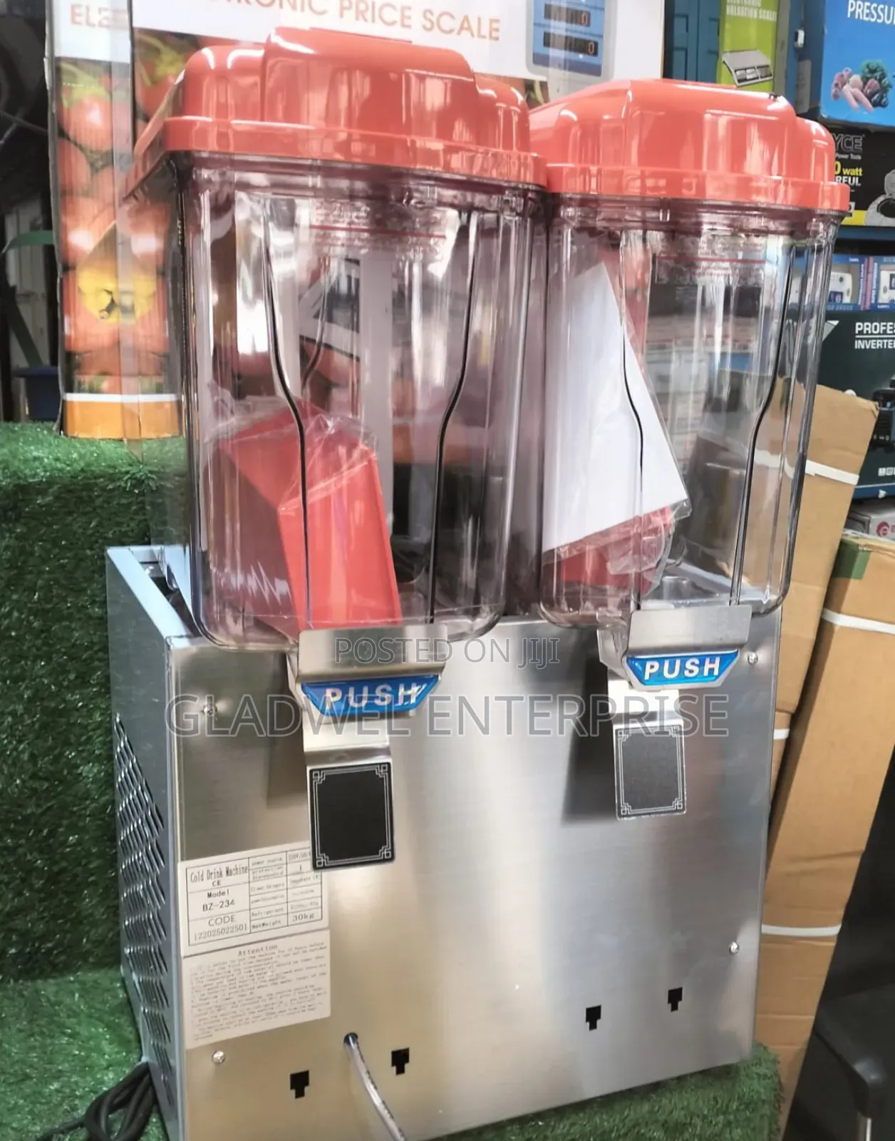 Commercial 2 Collum Juice Dispenser