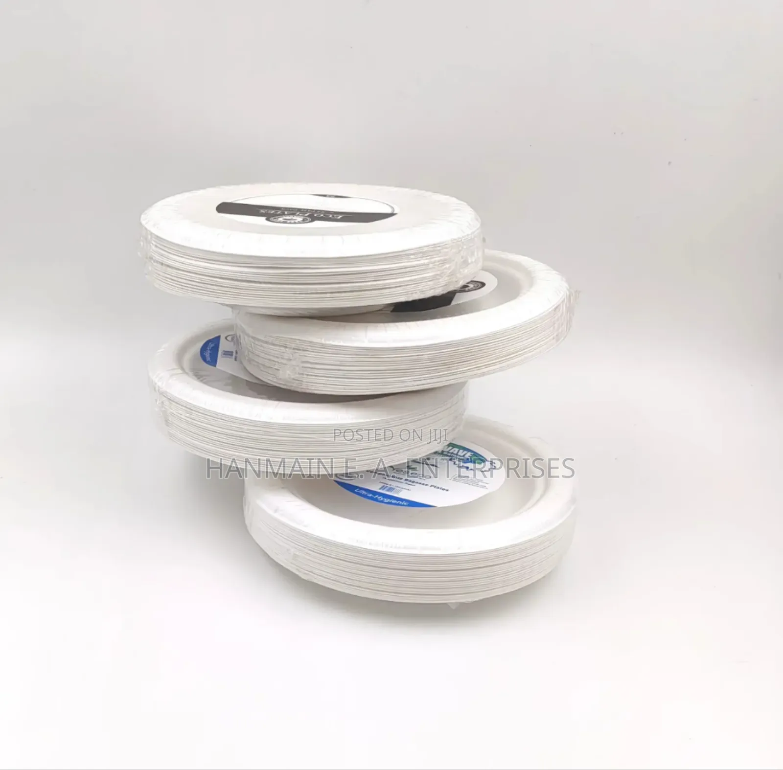 25 PCS Biodegradable Paper Plate Eco Friendly