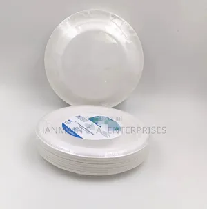 25 PCS Biodegradable Paper Plate Eco Friendly