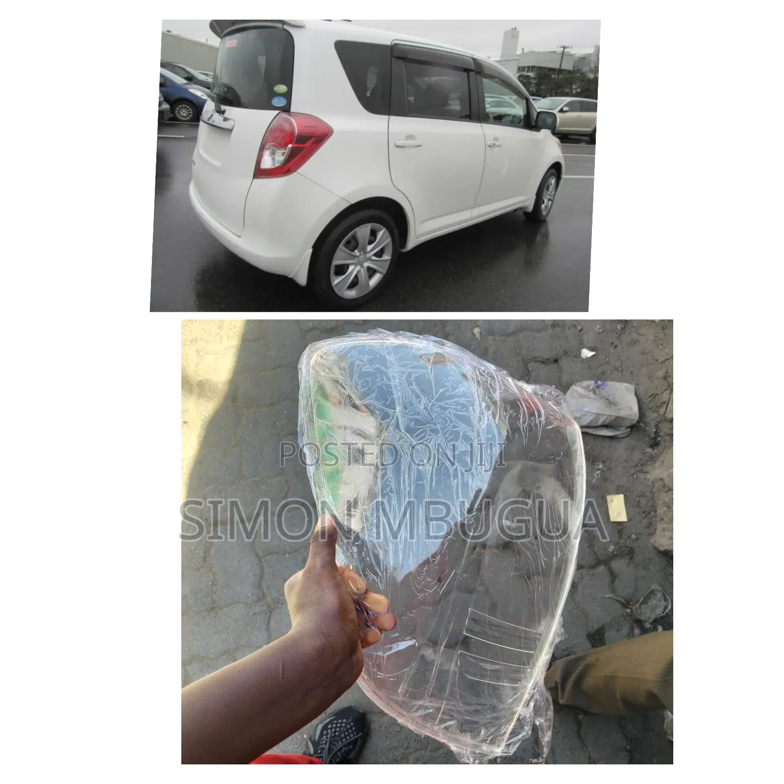 Toyota Ractis 2008 Tailllight Lens