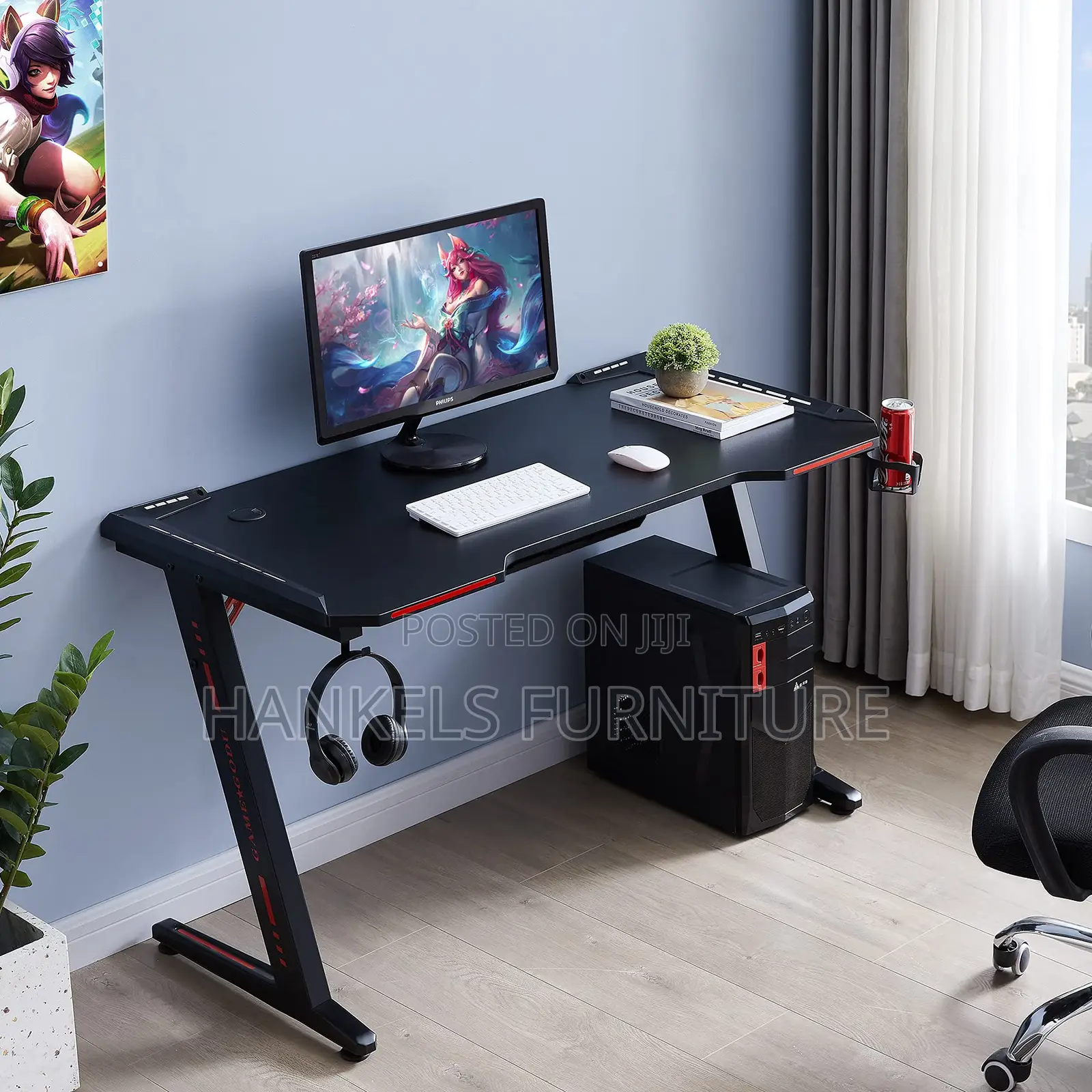 Gaming Desk With Led Lights for Sale – Computer Table
