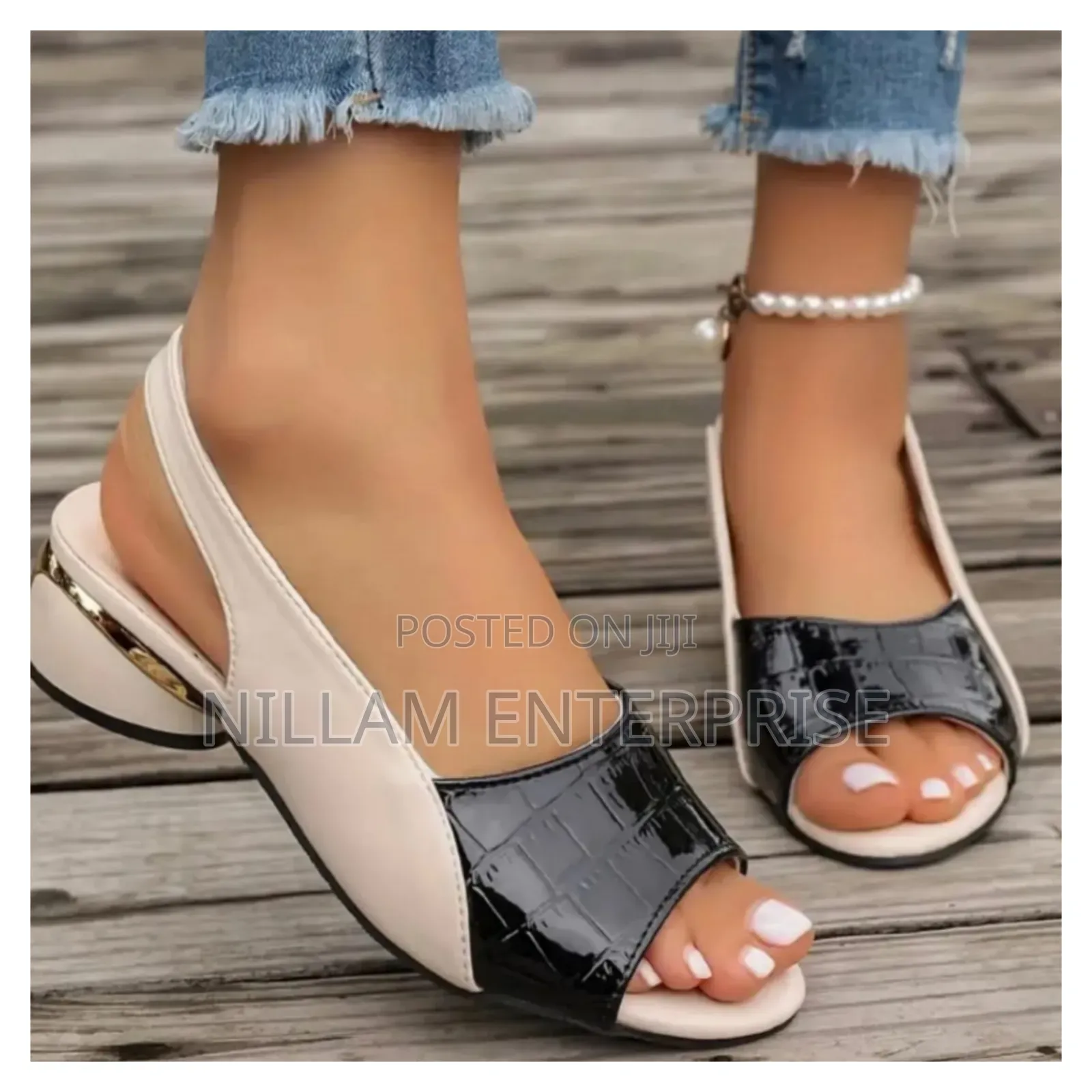 Ladies Elegant Open Shoes