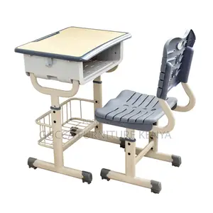 Modern Adjustable Kids Desk And Chair Set