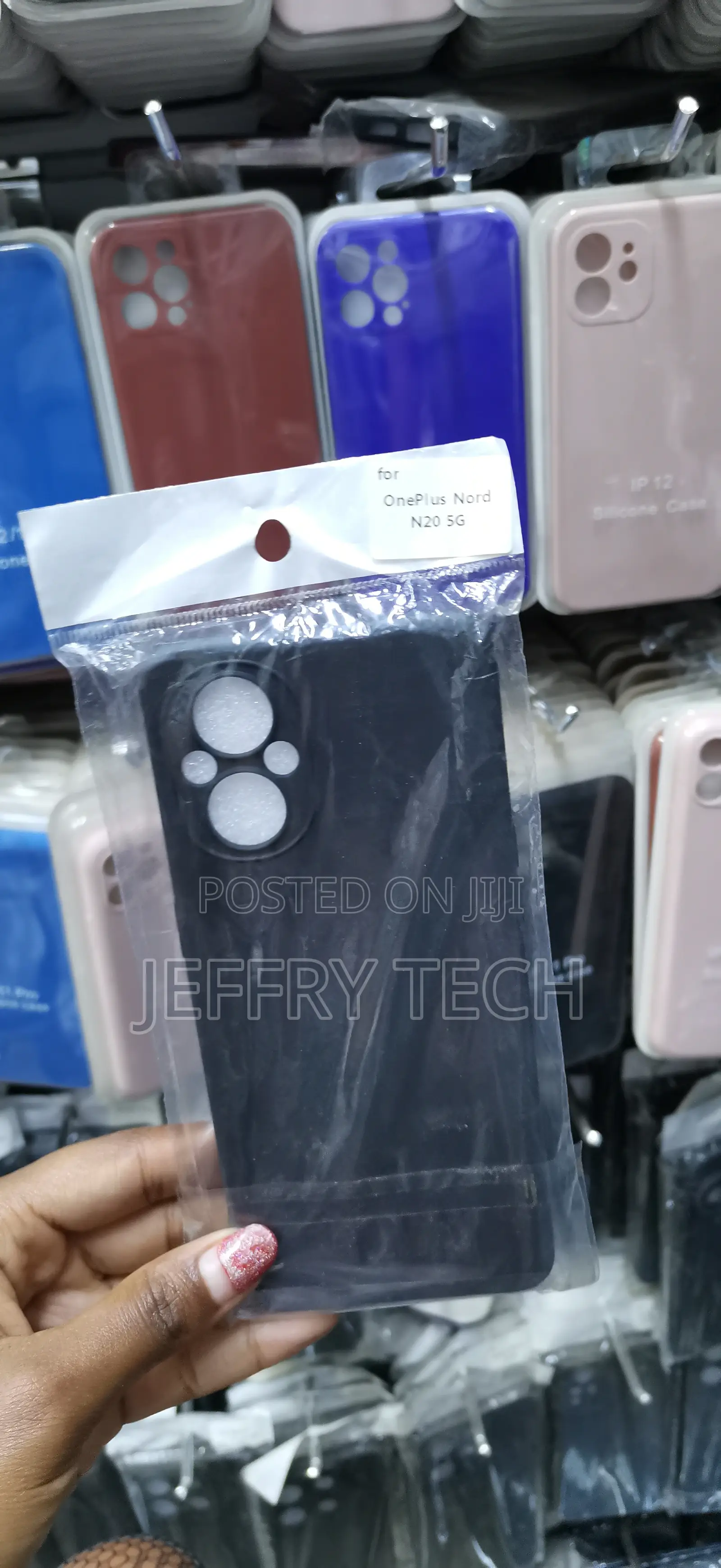 Nokas Soft Anti-Fingerprint Silicone Tpu Case for Oneplus Nord N20