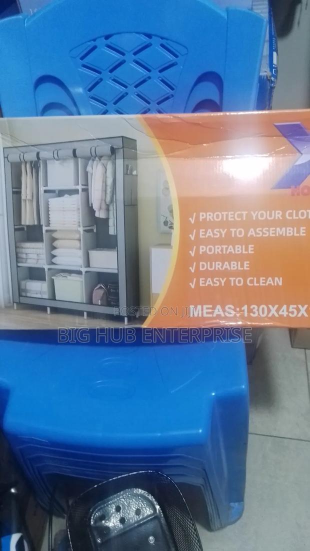 Portable Metallic Wardrobe - main view