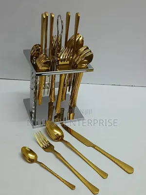 25 PCS Dining Glister Astrid Cutlery Set With Stand