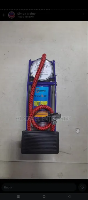 Single Barrel Air Foot Pump