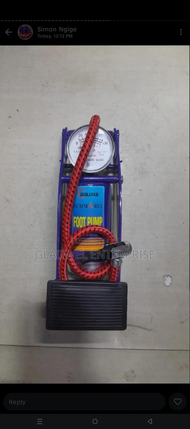 Single Barrel Air Foot Pump