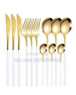 24pcs Luxury Cutlery Set Stainless Steel