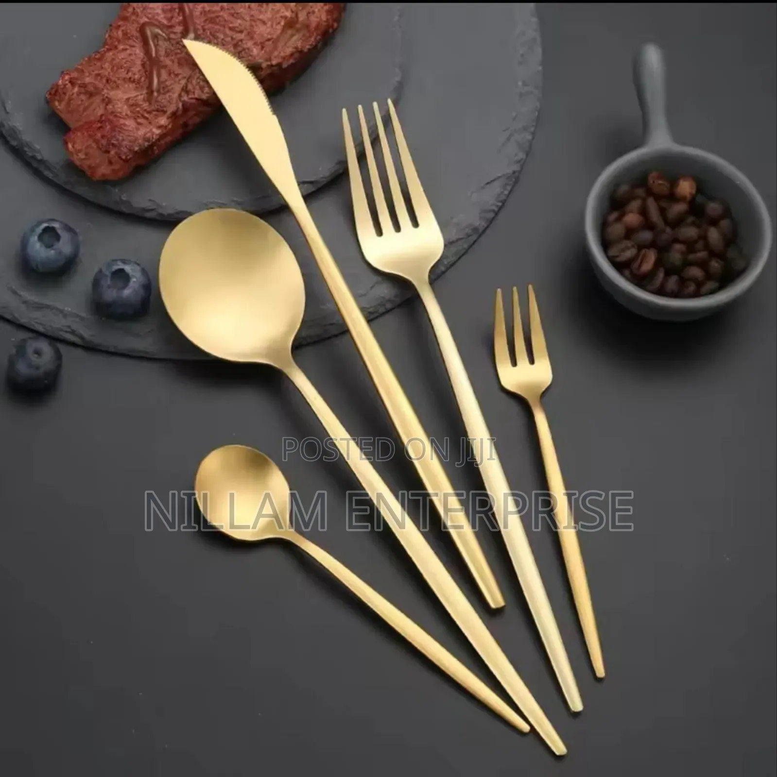 24pcs Luxury Cutlery Set Stainless Steel