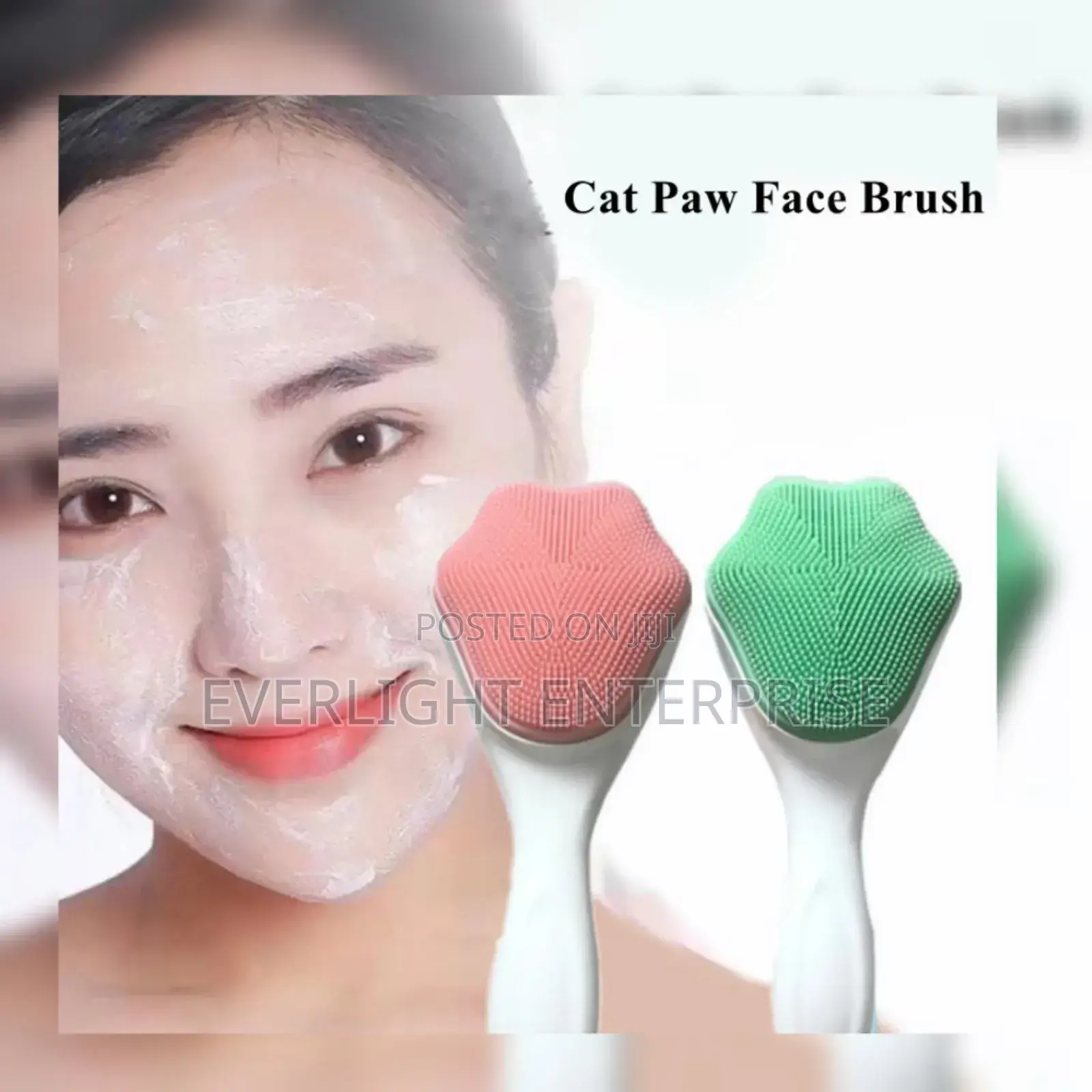 Cat Paw Shape Beauty Cleanser Silicone Face Cleaning Brush